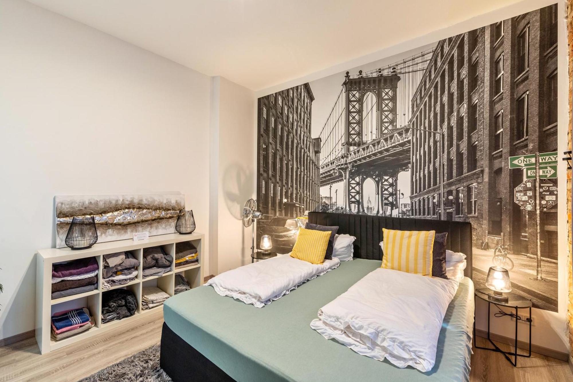 Appartment New York Nichtraucher 뒤스부르크 외부 사진