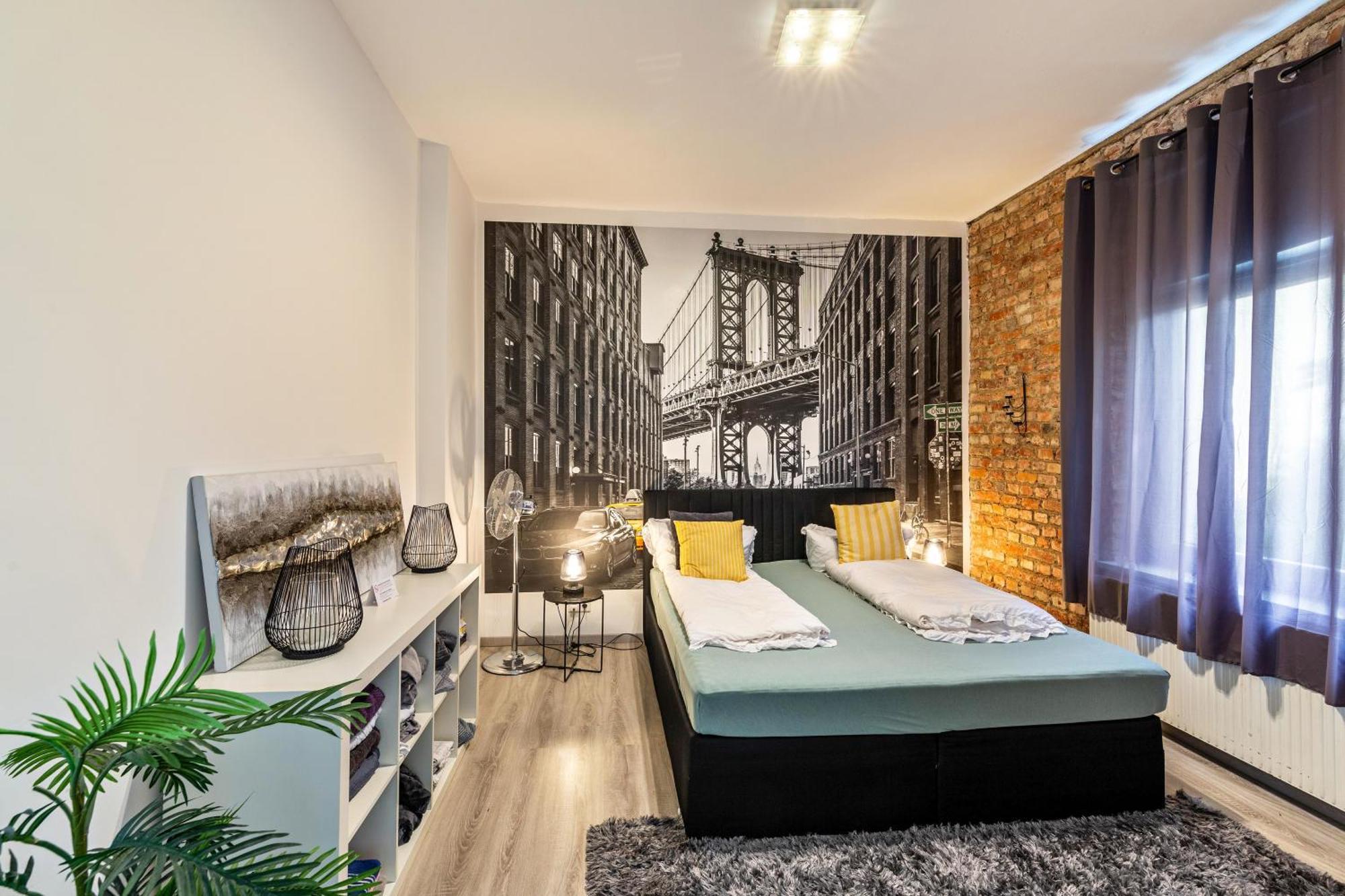 Appartment New York Nichtraucher 뒤스부르크 외부 사진