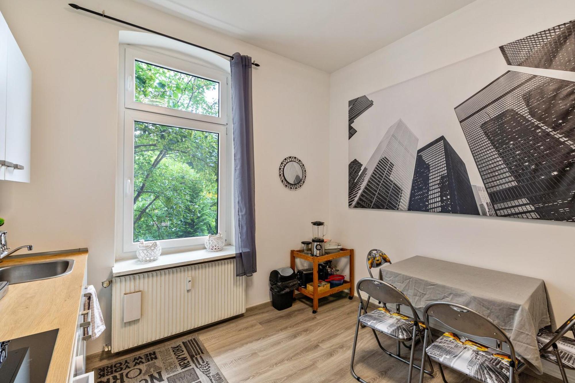 Appartment New York Nichtraucher 뒤스부르크 외부 사진